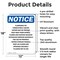 Signmission Flammable Or Combustible Liquids OSHA Notice Sign, Aluminum, 12in W x 18in L, 2PK OS-2PACK-NS-A-1218-V-12775 - alternate 2